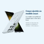 Accessoire ajusté au modèle exact – Coque Silicone Transparente Compatible Magsafe Pour Samsung Galaxy S24 Ultra