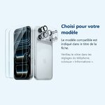 Accessoire ajusté au modèle exact – Verres Trempes et Protections Camera Arriere Transparent X2 Pour iPhone 17 Pro Max