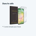 Contenu du colis – Verres Trempes X2 Pour Samsung Galaxy A57 5G