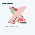Contenu du colis – Coque Silicone Rose Pour Samsung Galaxy A54 5G