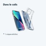 Contenu du colis – Coque antichoc pour iPhone 13 (6,1 pouces)