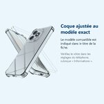 Accessoire ajusté au modèle exact – Coque Silicone Transparente Angles Renforces + 2 Verres Trempes Pour Honor 400 Lite