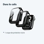 Contenu du colis – Coque de protection rigide Pack x2 pour Apple Watch 42mm Couleur Noir