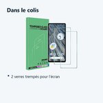Contenu du colis – Verres Trempes X2 Pour Google Pixel 7a