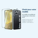 Accessoire ajusté au modèle exact – Verre Trempe et Protection Camera Arriere Pour Samsung Galaxy S24