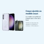 Accessoire ajusté au modèle exact – Coque Silicone Transparente Compatible Magsafe + Verres Trempes et Protections Camera Arr