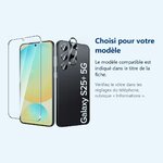 Accessoire ajusté au modèle exact – Verre Trempe et Protection Camera Arriere Pour Samsung Galaxy S25 Plus