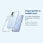 Accessoire ajusté au modèle exact – Coque Pour Samsung Galaxy S25 Edge Silicone Transparente Angles Renforces + Verre Trempe