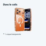 Contenu du colis – Coque Silicone Transparente Compatible Magsafe Pour iPhone 17 Pro