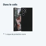 Contenu du colis – Coque Noir pour Samsung Galaxy S22 Ultra (6,8 pouces)