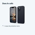 Contenu du colis – Coque Noir pour iPhone 13 (6,1 pouces)