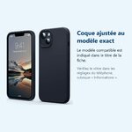 Accessoire ajusté au modèle exact – Coque Noir pour iPhone 13 (6,1 pouces)