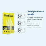 Accessoire ajusté au modèle exact – Verre Trempe et Protection Camera Arriere Transparent X3 Pour iPhone 17 Pro