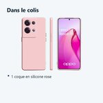 Contenu du colis – Coque Silicone Couleur Rose Pour Oppo Reno 8 Pro 5G