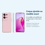 Accessoire ajusté au modèle exact – Coque Silicone Couleur Rose Pour Oppo Reno 8 Pro 5G