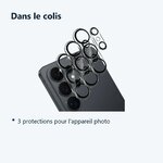 Contenu du colis – Verres Protection Camera Arriere Transparent X3 Pour Samsung Galaxy S26 Ultra