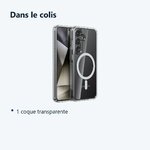 Contenu du colis – Coque Silicone Transparente Compatible Magsafe Pour Samsung Galaxy S24 Plus