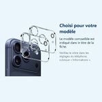 Accessoire ajusté au modèle exact – Verres Protection Camera Arriere Transparent X2 Pour iPhone 17 Pro Max