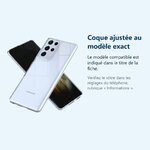 Accessoire ajusté au modèle exact – Coque Silicone Transparente Pour Samsung Galaxy S21 Ultra 5G