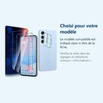 Accessoire ajusté au modèle exact – Verres Trempes et Protections Camera Arriere Transparent X2 Pour Samsung Galaxy S24 FE