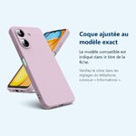 Accessoire ajusté au modèle exact – Coque Pour Xiaomi Redmi 13C / Poco C65 Silicone Rose