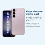 Accessoire ajusté au modèle exact – Coque Metal couleur Rose Pour Samsung Galaxy S23 Plus 5G