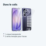 Contenu du colis – Coque Silicone Transparente + 2 Verres Trempes Pour Samsung Galaxy S26 Ultra