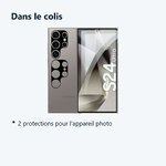 Contenu du colis – Verres Protection Camera Arriere X2 Pour Samsung Galaxy S24 Ultra