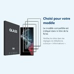 Accessoire ajusté au modèle exact – Verre Trempé pour Samsung Galaxy S22 Ultra (6,8 pouces) [Pack 3] Film Vitre Protection Ec