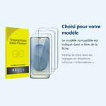 Accessoire ajusté au modèle exact – Verres Trempes X3 Pour Samsung Galaxy S25