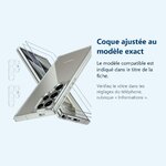 Accessoire ajusté au modèle exact – Coque Silicone Transparente + Verres Trempes et Protections Camera Arriere Transparent X2
