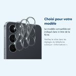 Accessoire ajusté au modèle exact – Verres Protection Camera Arriere Transparent X3 Pour Samsung Galaxy S26