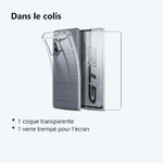 Contenu du colis – Coque Silicone Transparente + Verre Trempe Pour Realme GT Master