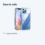 Contenu du colis – Coque antichoc pour iPhone 12 Pro Max (6,7 pouces)