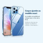 Accessoire ajusté au modèle exact – Coque antichoc pour iPhone 12 Pro Max (6,7 pouces)