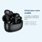 Accessoire ajusté au modèle exact – Ecouteurs Bluetooth Stéreo Noir pour Samsung S21 / S22 / PLUS / ULTRA