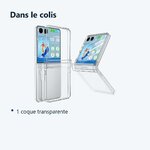 Contenu du colis – Coque Silicone Transparente Pour Samsung Z Flip 7 5G