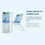 Accessoire ajusté au modèle exact – Coque Silicone Transparente Pour Samsung Z Flip 7 5G