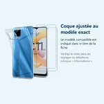 Accessoire ajusté au modèle exact – Coque Silicone Transparente + 2 Verres Trempes Pour Realme C11 2021 /