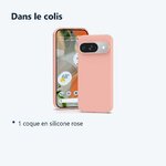 Contenu du colis – Coque Silicone Rose Pour Google Pixel 9 / 9 Pro