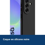 Vue de détail – Coque Pour Samsung A37 5G Silicone Noir