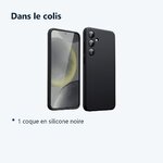 Contenu du colis – Coque Pour Samsung Galaxy S24 Plus Silicone Noir
