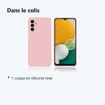 Contenu du colis – Coque Silicone Rose Pour Samsung A04S / A13 5G