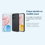 Accessoire ajusté au modèle exact – Coque Silicone Noir + Verre Trempe Pour Honor 400 5G