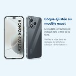 Accessoire ajusté au modèle exact – Coque Silicone Transparente Pour Honor 400 Lite