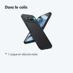 Contenu du colis – Coque Silicone Noir Pour Google Pixel 10 Pro