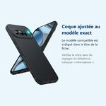 Accessoire ajusté au modèle exact – Coque Silicone Noir Pour Google Pixel 10 Pro