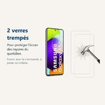 Verre trempé pour protéger lécran – Verres Trempe X2 Pour Samsung A52 4G/5G