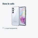 Contenu du colis – Coque Silicone Transparente Pour Samsung Galaxy A35 5G