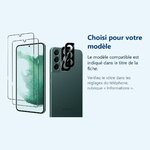 Accessoire ajusté au modèle exact – Verres Trempes et Protections Camera Arriere X2 Pour Samsung Galaxy S22 Plus
